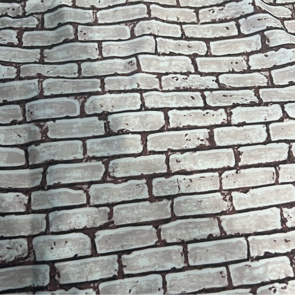 Hreski Golf Shorts Brick Wall Pattern Brown/White Men’s Size 40 NWT - Picture 14 of 14